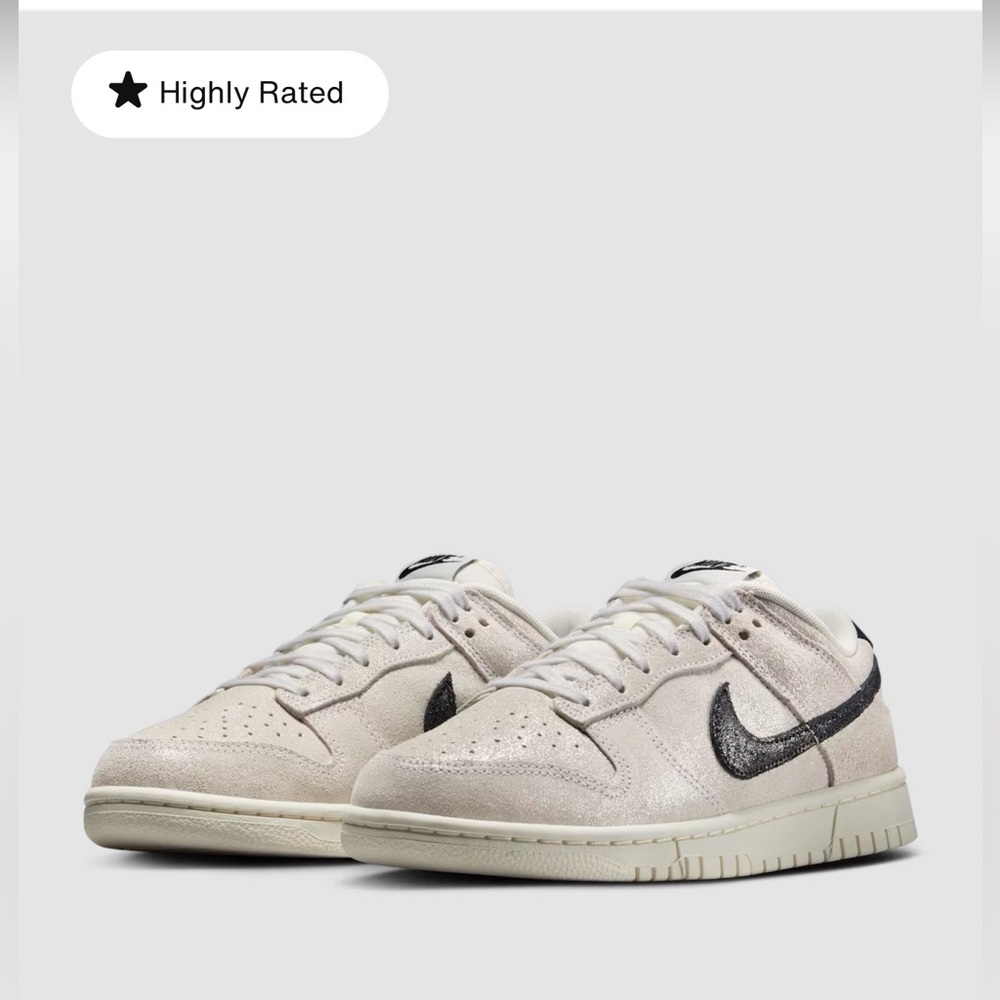 Nike Dunk Low SE Cream and Black Low-Top Sneakers